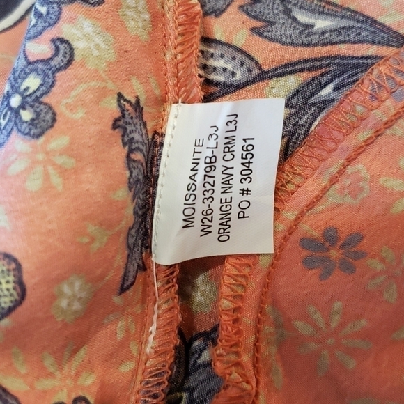 NWT American Rag Cie Dress, Color Orange Navy , Size M - Picture 14 of 17